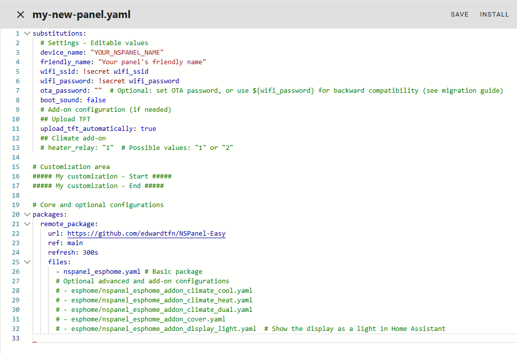 YAML Code